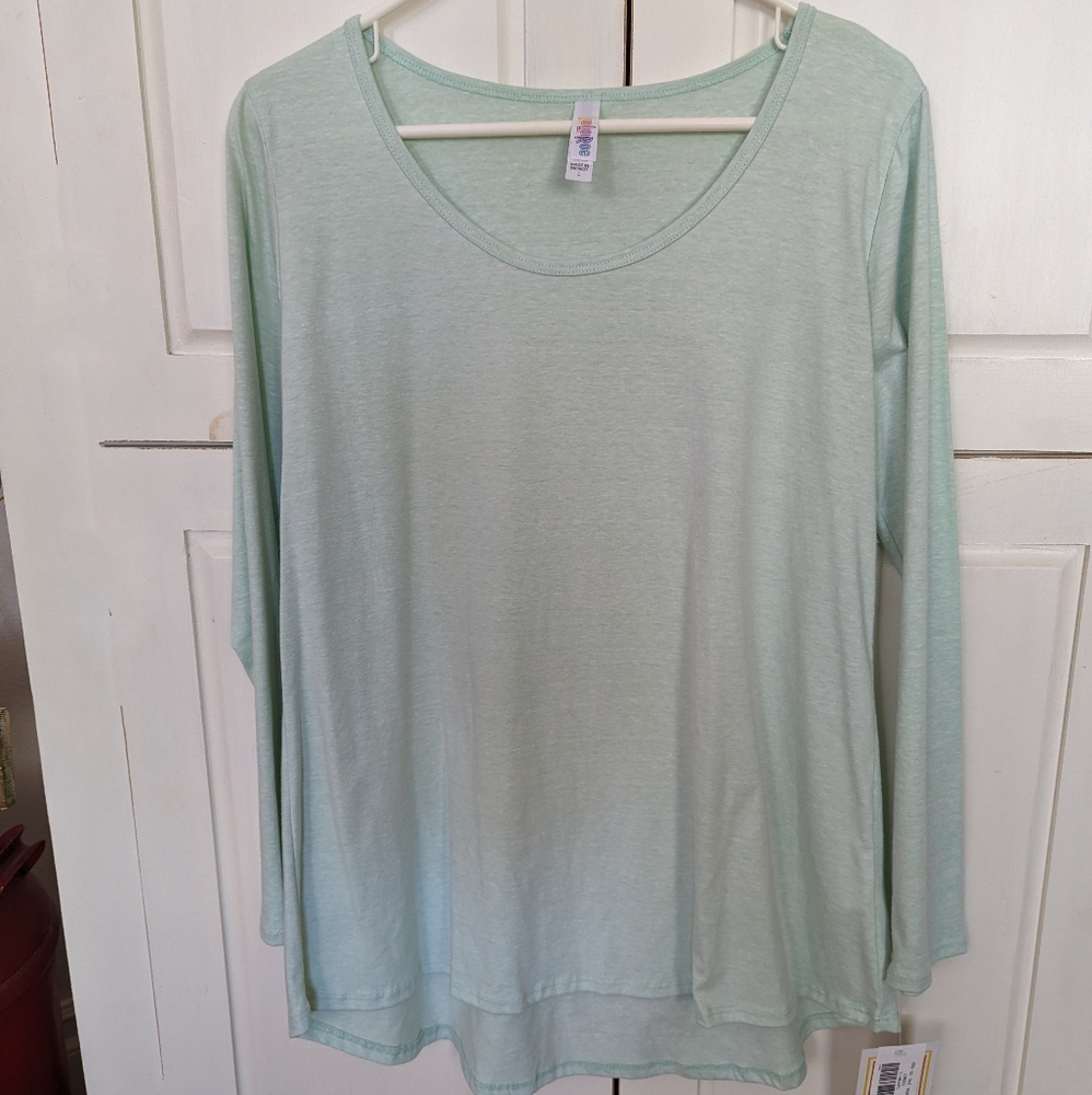 Lularoe Lynnae Size Large Light Green NWT